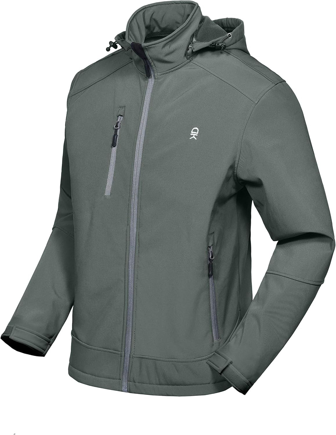 ArcticEdge™ Men’s Fleece-Lined Softshell Jacket with Removable Hood